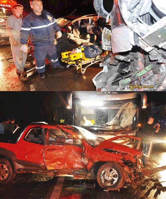 Seis veículos se envolveram no acidente no trajeto entre Ijuí e Coronel 

Barros