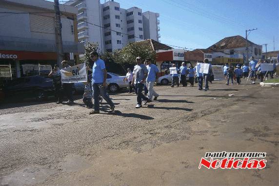 Caminhada 

aconteceu neste sábado em Três de Maio.