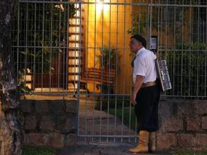 Em jantar na casa do ex-marido, presidente recebeu músicos nativistas.