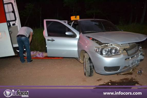 Acidente na ERS 591 que liga Ametista do Sul a Frederico
Westphalen - foto 2