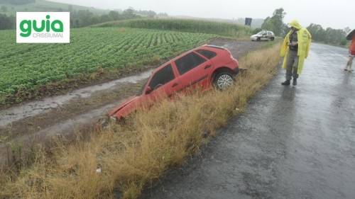 Veículo saiu da pista e desceu barranco na ERS 207 entre Crissiumal e Humaitá - foto 3