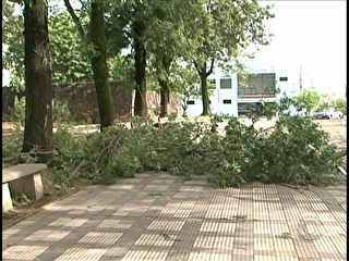 Moradores buscam recuperar 

prejuízos após ventania na noite de terça