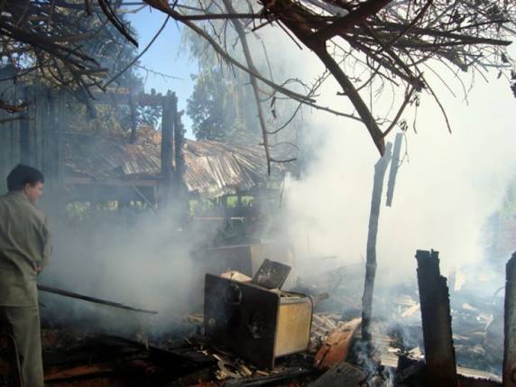 O incêndio ocorreu na manhã desta quarta-feira