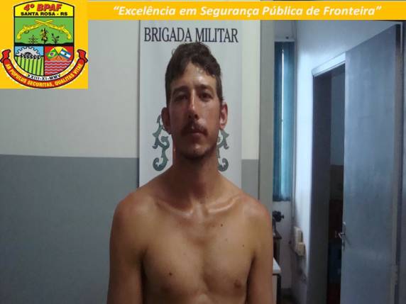Brigada Militar recaptura foragido no interior de Horizontina - foto 2