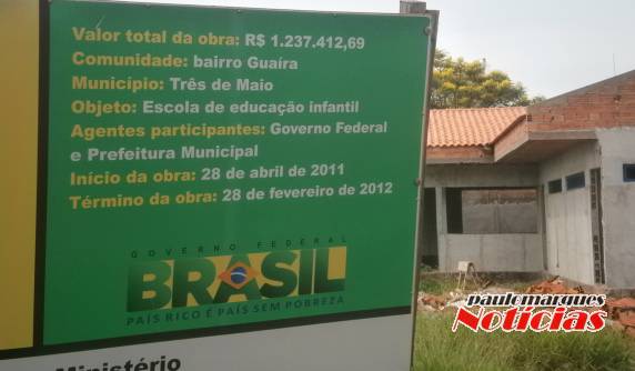 Empresa de Horizontina retomará obras da EMEI do bairro Guaíra - foto 3