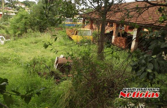 Vereador denúncia descaso com o mato no parque de máquinas da municipalidade - foto 2