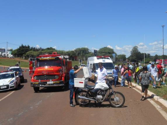 Piloto de
moto fica ferido em acidente na BR 285 em São Luiz Gonzaga - foto 3