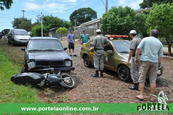 Carro bate em moto e arrasta veículo por 150 metros em Tenente Portela - foto 2