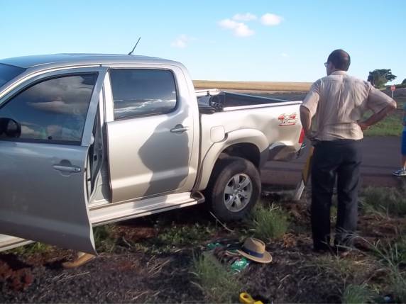 Acidente de 

trânsito no trevo de acesso a Humaitá, na BR-468 - foto 2