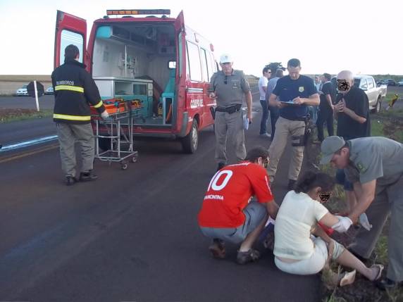 Acidente de 

trânsito no trevo de acesso a Humaitá, na BR-468 - foto 3