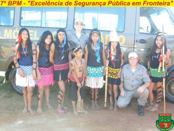 7º BPM presente na comunidade
indígena - foto 2