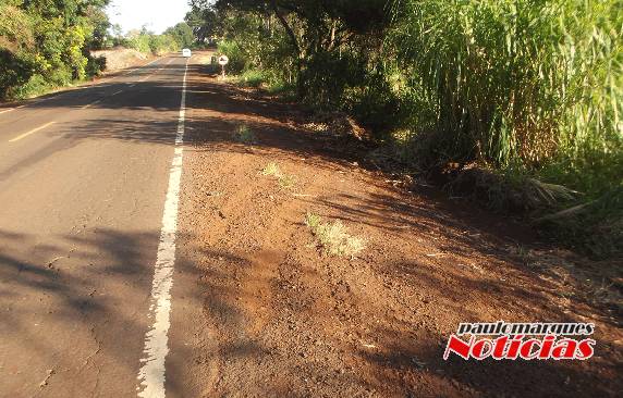 Colisão traseira faz veículo descer
barranco na ERS 342 em Três de Maio - foto 2