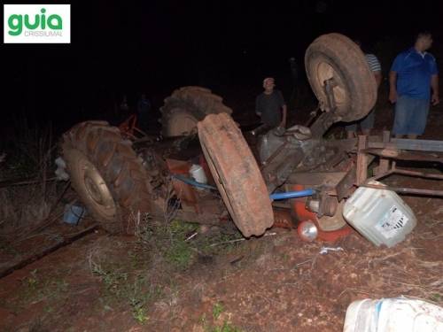 Tragédia no
interior de Crissiumal. Jovem morreu em acidente com trator em Linhas Meireles - foto 2