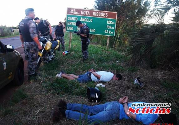 Operação Saturação do POE do 7º RPmon recupera moto furtada e efetua prisões - foto 3