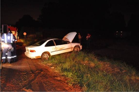 Condutor capota após sair na pista na ERS 342 - foto 2