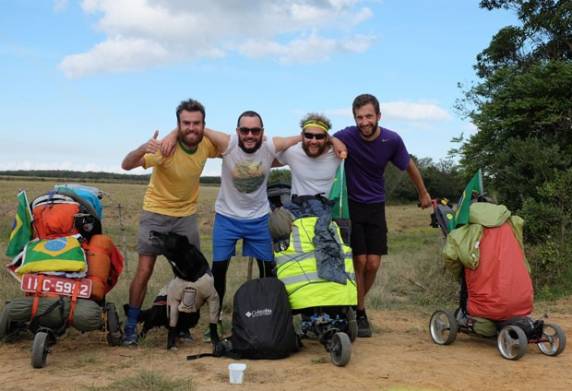 Caminhada de 2 mil km partiu da Argentina e chegou ao Rio Grande do Sul