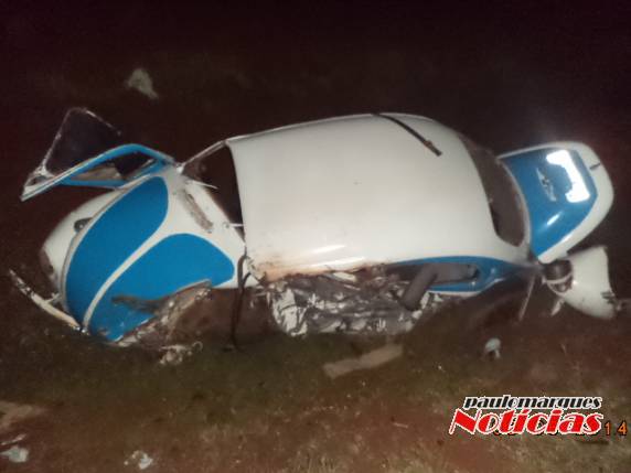 Acidente com uma morte na BR 472 em Santa Rosa, outras quatro pessoas ficaram feridas - foto 2