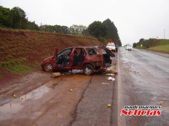 Motorista perde o controle e capota veículo na ERS 344 em Giruá - foto 3