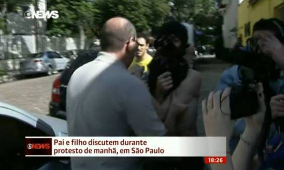 Você vai ter o seu direito quando trabalhar e ganhar o seu 

dinheiro, tá?, gritou o pai. Jovem de 16 anos dizia que protestava por saúde e educação