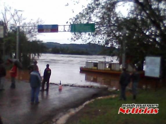 Internauta nos 

enviou um registro do porto em Itapiranga SC