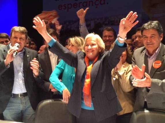 Senadora terá o deputado Cassiá Carpes (SDD) como vice na chapa