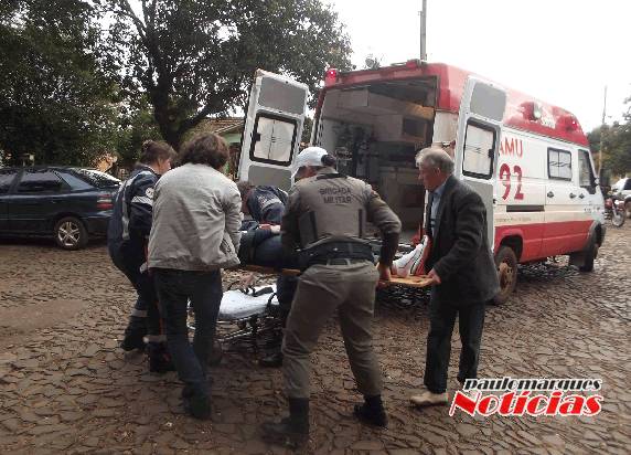Jovem fica ferida em colisão de moto Biz e uma caminhoneta em Três de Maio - foto 2