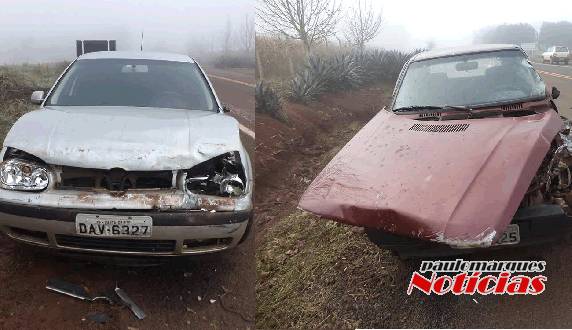Engavetamento envolveu sete veículos em acidente de trânsito em Santa
Rosa - foto 2