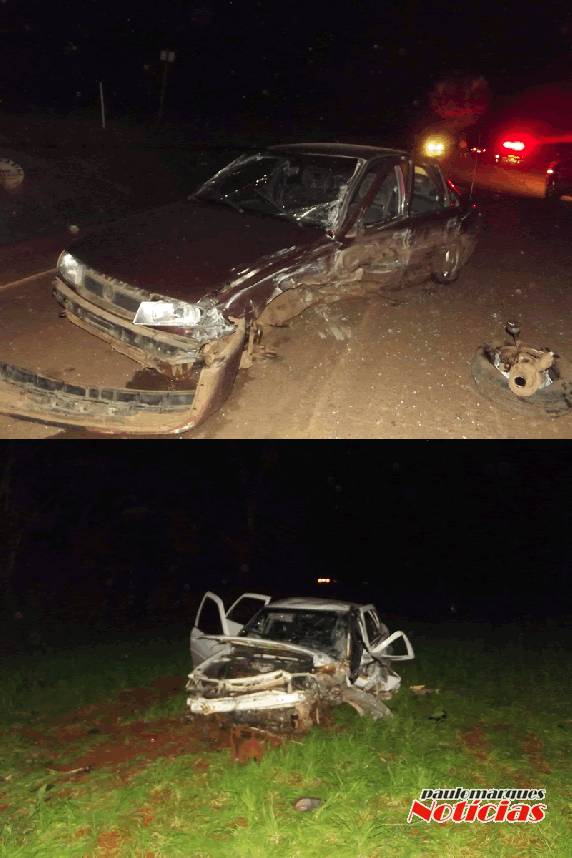Grave acidente deixa três pessoas feridas na ERS 342 em Três
de Maio - foto 3