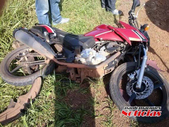 Piloto de moto fica ferido em grave acidente na BR 472 em Santa Rosa - foto 2