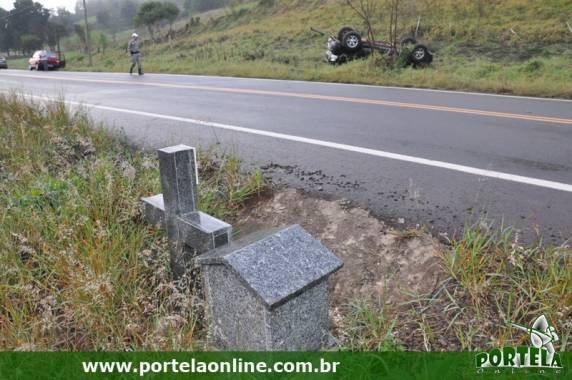 Acidente
deixa motorista ferido na RSC-472 em Tenente Portela - foto 3