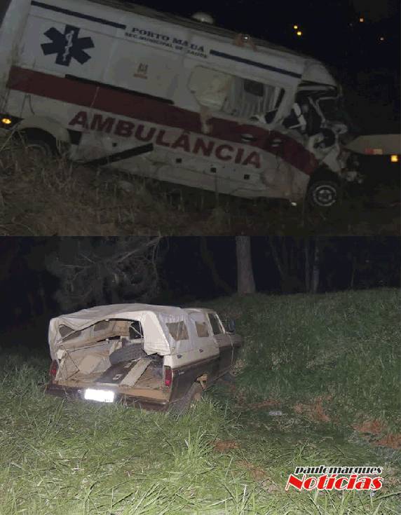 Sete feridos e um morto em acidente que envolveu uma ambulância da prefeitura de Porto Mauá - foto 3