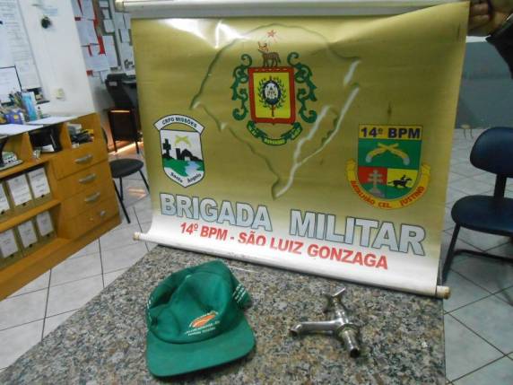 Assaltante usa
torneira para assaltar e é preso pela Brigada Militar - foto 2