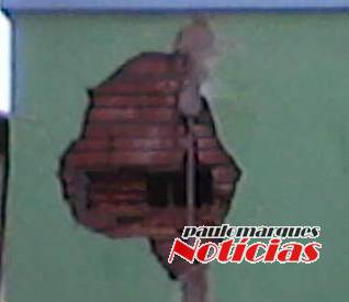 Raio abre um buraco na parede de um Pet Shop
em Independência - foto 3