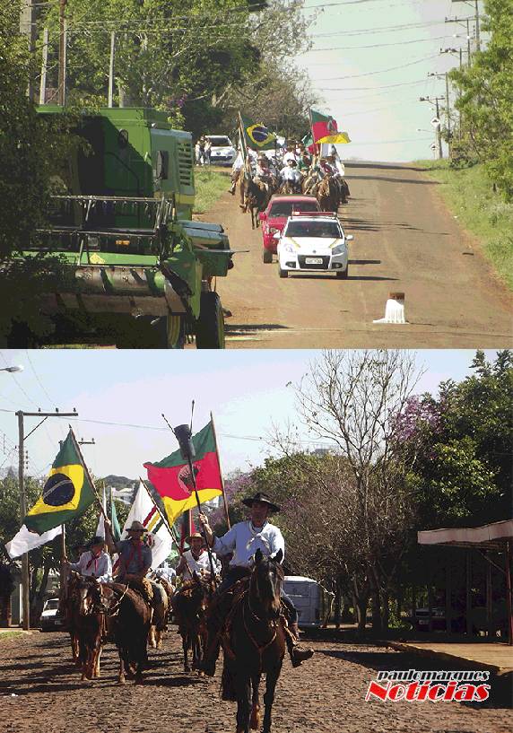 Chama Crioula está guarnecida na Brigada Militar em Três de 

Maio - foto 2