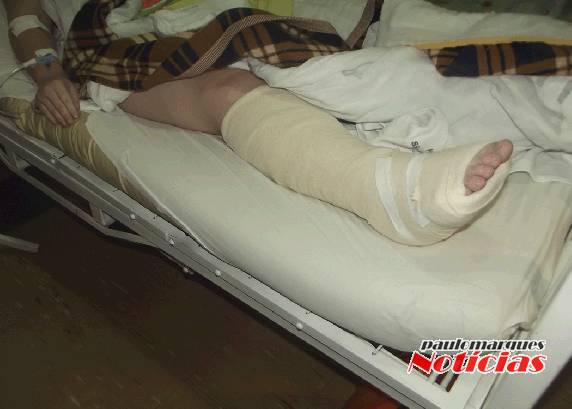 Mulher vítima de atropelamento em Três de Maio, encontra-se em observação no HSVP - foto 3