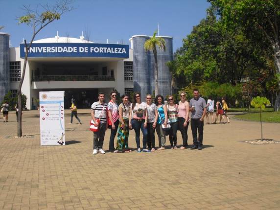Além de 

prestigiar o evento, o grupo formado por 17 pessoas, entre professores e acadêmicos, expôs trabalhos em Fortaleza – CE