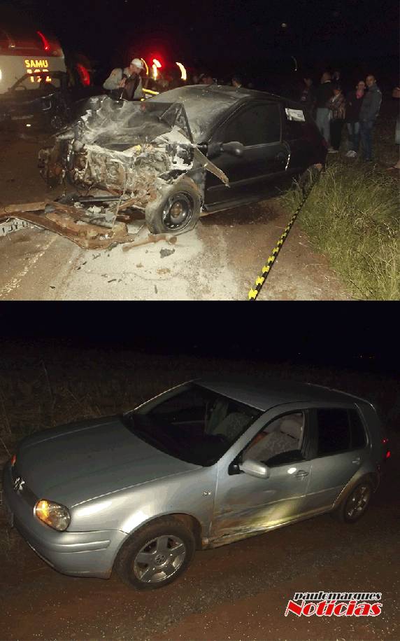 Acidente envolve três automóveis e uma pessoa morre, no Km 06 em Três de Maio - foto 2