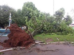 Vendaval destelha casas e derruba árvores e postes em 

regiões do RS - foto 2
