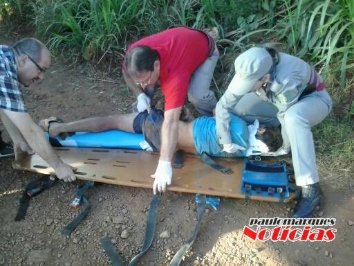 Piloto de moto fica ferido em colisão com caminhonete na ERS 342 em Três de Maio - foto 2