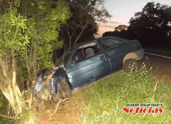Veículo bate em árvore na BR 472 em Três de Maio;
motorista e possíveis ocupantes não foram localizados - foto 2