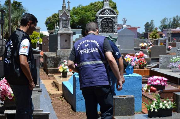 Polícia Civil ouve um dos acusados de violação de sepultura em Giruá - foto 3