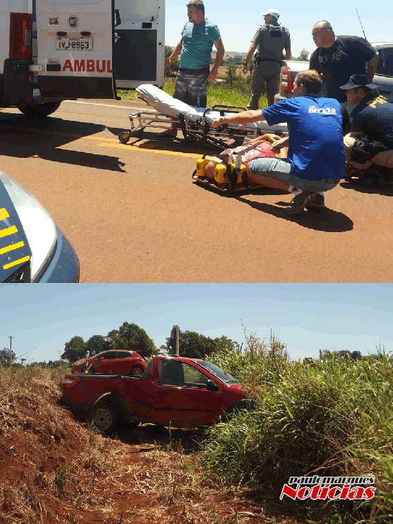 Três pessoas ficaram feridas em acidente na BR 472 em Três de Maio - foto 2