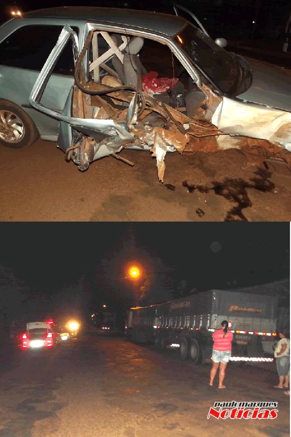Motorista sai ileso de grave acidente na rua Horizontina em Três
de Maio - foto 2