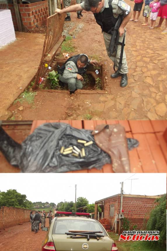 Operação da Brigada Militar é
concluída com 4 prisões e apreensões de armas e munições, em Três de Maio - foto 3