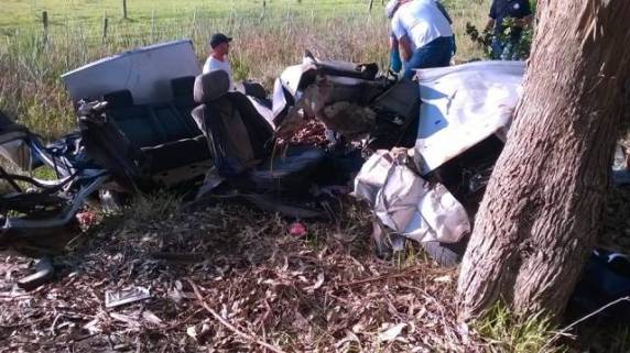 Duas pessoas morrem após carro bater em árvore no Litoral Norte - foto 3