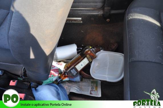 Motorista embriagado bate carro em poste de concreto em Tenente Portela - foto 2