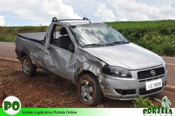 Colisão entre carro e moto na RSC-472 em Tenente Portela - foto 2