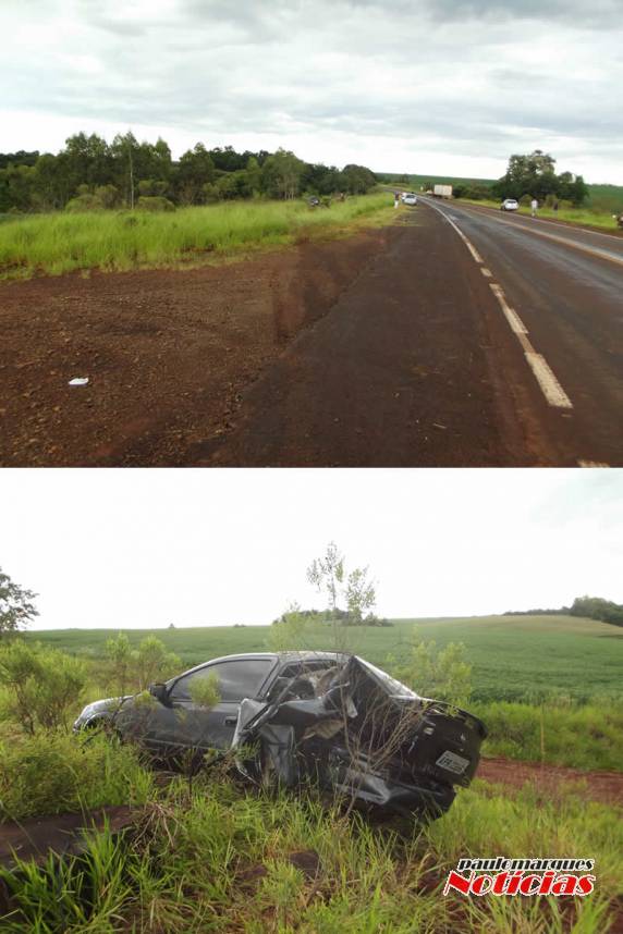 Motorista fica ferido 

em saída de pista na BR 472 em Três de Maio - foto 3