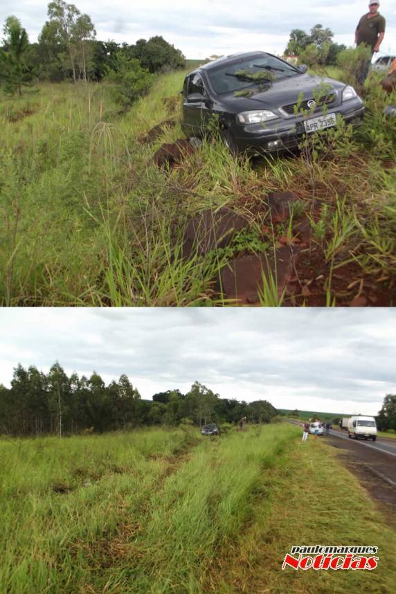 Motorista fica ferido 

em saída de pista na BR 472 em Três de Maio - foto 2