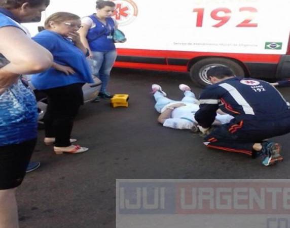 Mulher é atropelada no centro de Ijuí - foto 2